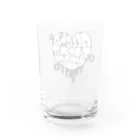 ぱにまる屋のドロドロハート Water Glass :back