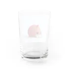 Wakana_kogetudoの赤鬼ドクロ Water Glass :back