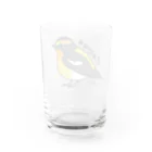 小鳥のとりこやのキビタキ(オス) Water Glass :back