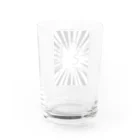 モノクロしとぴっちゃんの恐竜人間 Water Glass :back