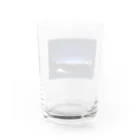 静かな山の頂への冬の星空キャンプ Water Glass :back