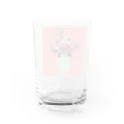Mana Design Storeのフラワーベースとお花のイラスト Water Glass :back