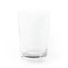 ありちゃんのショップのレトロくまさん(総柄) Water Glass :back