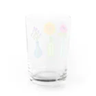 mi. （エムアイドット）のflowers Water Glass :back