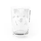 akane_art（茜音工房）のモノクロチワワ（ぺろんちょ） Water Glass :back