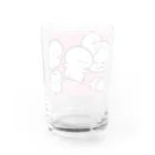 めめと屋の増えるマシュマロたち Water Glass :back