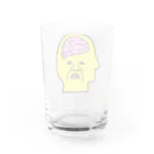 右手リアンうめもと公式の人体の不思議くん Water Glass :back