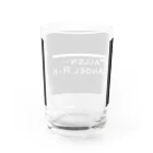 VJ堕天使さんの物販のFallen-Angel_R-Kロゴグッズ Water Glass :back