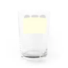 inko andの黄上の黒 Water Glass :back