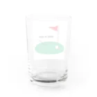 SAKURA スタイルのゴルフ Water Glass :back