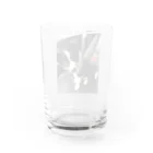 ボーダーコリーのゆうちゃんのボーダーコリーのゆうちゃん Water Glass :back