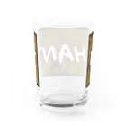 PHANT-ﾌｧﾝﾄ-のPHANT/ロゴ茶 Water Glass :back