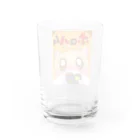 バッキバキの目のホロハムちゃん🐹🍻 Water Glass :back