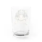 カメまる子🐢のインドホシガメ〜カメコくん〜 Water Glass :back