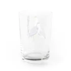 HIRAMATAの和風アオサギ Water Glass :back