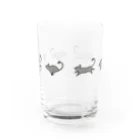 くすのき商店のそれいけデグー（Blue） Water Glass :back