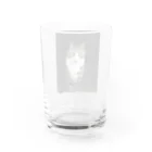 miyu_the_catの見据えるキャット Water Glass :back