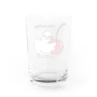 mocaのサクランボアヒル Water Glass :back