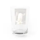 しろみヤギ小屋のしろみ Water Glass :back