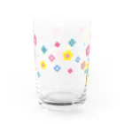 ごろごろにゃんすけのあたまお花畑ちゃん Water Glass :back