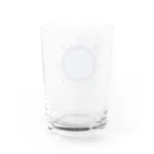 叶望の雪の結晶グラス Water Glass :back