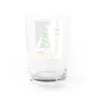 SAKURA スタイルのクリスマスの終わり Water Glass :back