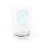 Diggin' the Donuts'のMENDOKUSA girl Water Glass :back