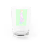 イラストレーター＊サトウユカのカラフルカゴバッグ Water Glass :back