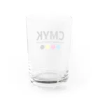 現役デザイナーが作る気ままショップのCMYKグッズ Water Glass :back