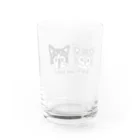 猫は正義のNYANTAandBOCHIO Water Glass :back