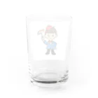 絵本　南紀「パンダ店長」シリーズのゆうやくんとローラーくん Water Glass :back