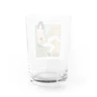 絵描き屋さんタクティスのキマッテル女の子 Water Glass :back