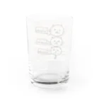 vientoのviento cat団子 Water Glass :back