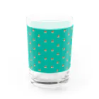 GREEN DESIGN WORKS　グリーンデザインワークスの仲良し家族の食卓彩るドットなグラス　アニマル君 Water Glass :back