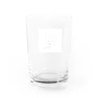 shizuka na shopのヨーキーにみえないヨーキーくん Water Glass :back