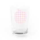 LalaHangeulのはんぐるde林檎　~キュートバージョン~ Water Glass :back