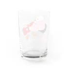 かわべしおん | イラストレーターのおそろいニット_ねことくま Water Glass :back