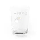 麦畑のおつカレー(でぶハチワレ猫) Water Glass :back