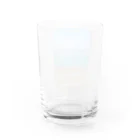 竜の工房・翔 -SUZURI SHOP-のさざなみの歌 Water Glass :back