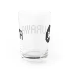 URAWAZAアイテム取扱所のURAWAZA・黒ロゴ Water Glass :back
