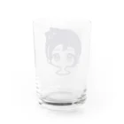 AI作家さむねこの作品集のクロネコアタマ Water Glass :back