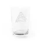 SAUL ロゴグッズ売り場のSAUL kuro Water Glass :back