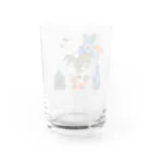 tomidoronの生花を見守る石 Water Glass :back