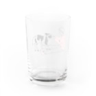 sayako_illustrationのハロー仔牛 Water Glass :back