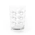 ゆるいぬ部のゆる群衆グラス Water Glass :back