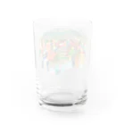 惑星2815の山の見えるまち Water Glass :back