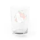 アイネっこのお店の赤い果物うさぎさん Water Glass :back