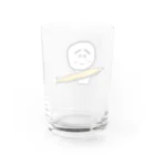 アケジの可愛いもの沢山のショップのおつかれサンマ（ぴえまる） Water Glass :back