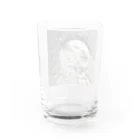 CROWのレースとパール Water Glass :back