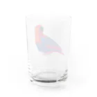 髙野ぺんのオオハナインコ Water Glass :back